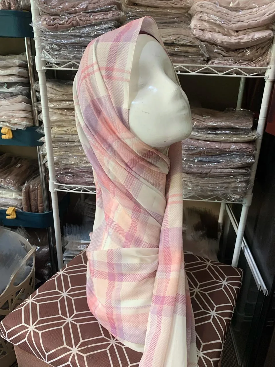 Pashmina printed ceruty