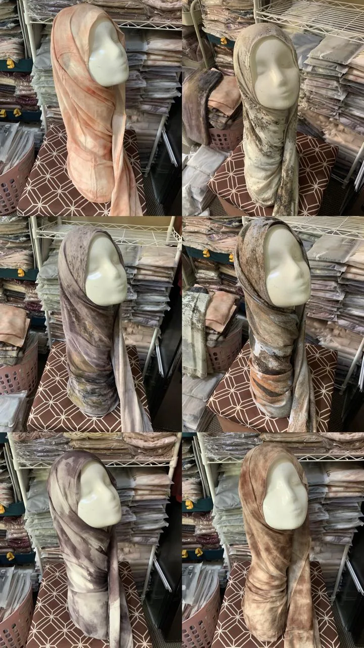 Pashmina printed viscose